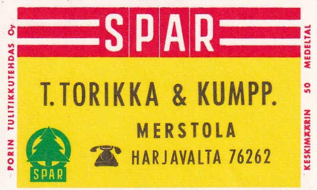 Merstola, T. Torikka & kumpp. , SPAR  8/8