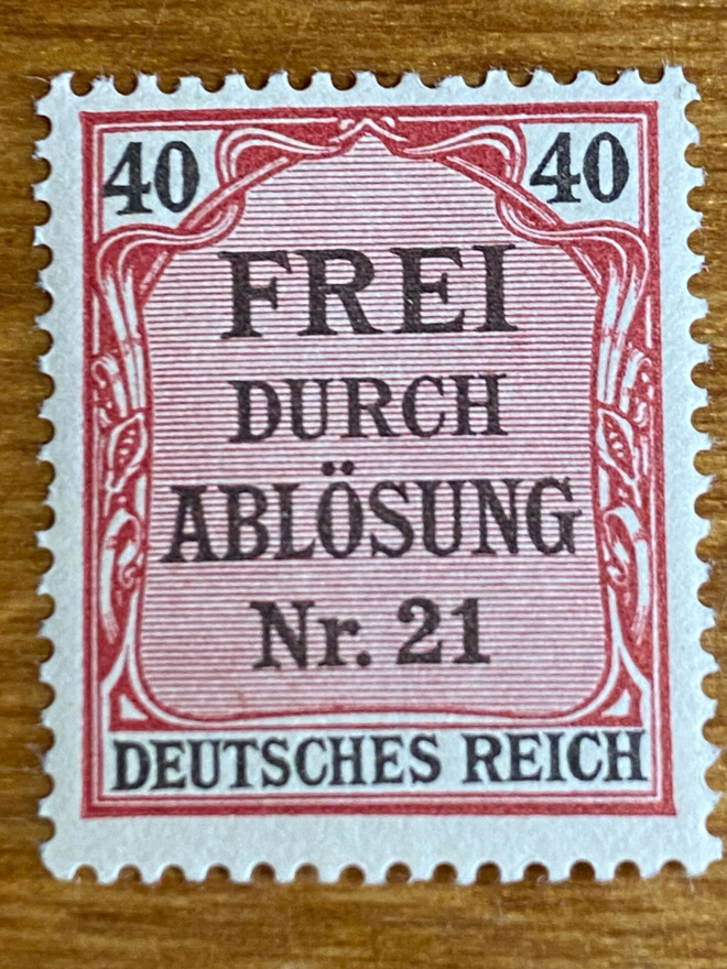 SAKSA REICH 1903-1905 VIRKAMIES MERRKKI**