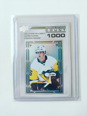 Valtteri Puustinen 22-23 UD Population Count Rookie /1000