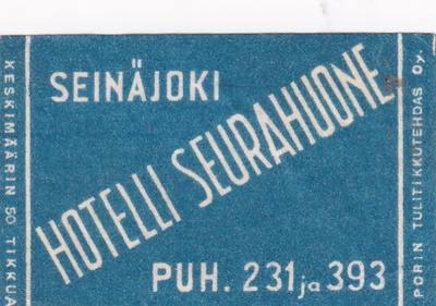 Seinäjoki, Hotelli Seurahuone   b607