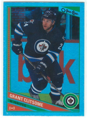 13-14 O-Pee-Chee Rainbow Foil #337 Grant Clitsome