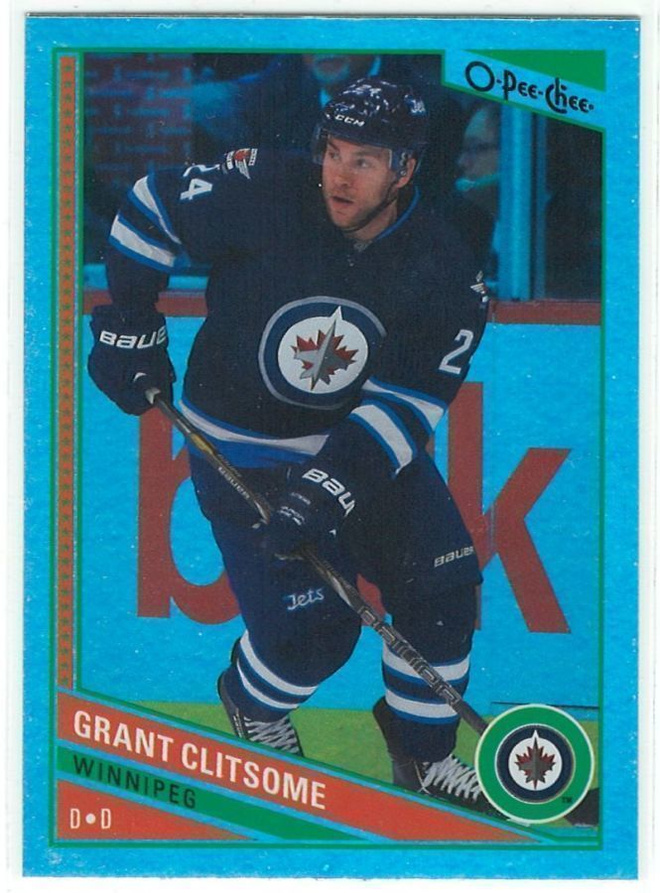 13-14 O-Pee-Chee Rainbow Foil #337 Grant Clitsome