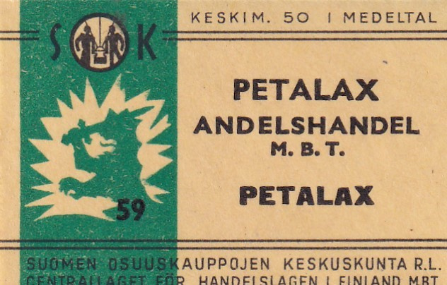 Petalax, Andelshandel m.b.t. SOK 59   4/14