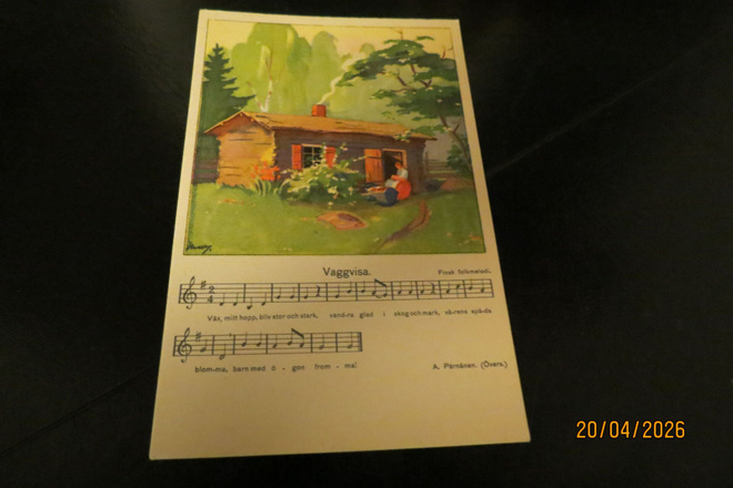 MARTTA WENDELIN VANHA KÄYTTÄMÄTÖN KORTTI 703 R3