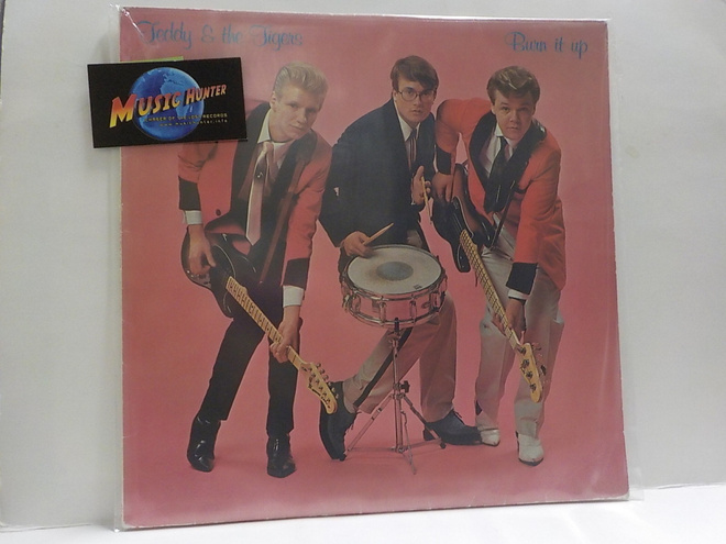 TEDDY & THE TIGERS - BURN IT UP EX/EX LP+