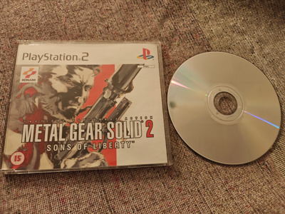 Metal gear solid 2 ps2 promo