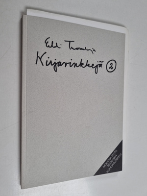 Erkki Tuomioja : Kirjavinkkejä 2 (+signeerattu kortti)