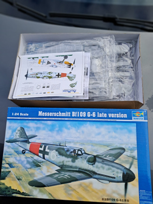 Trumpeter 1/24 Messerschmitt bf 109 G-6 late