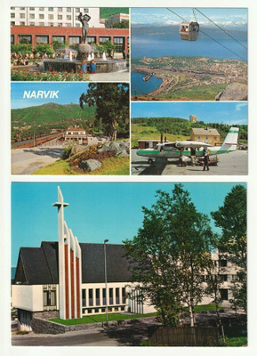 Postikortteja Pohjois-Norjasta: Narvik
