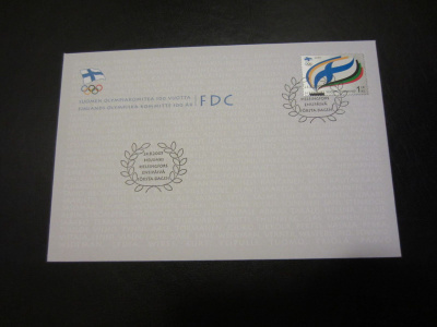FDC 2007 Suomen Olympiakomitea 100 vuotta