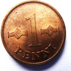 Raha Kolikko SUOMI 1 Penni 1963 Markka aika yht. 43kpl - pikkukuva 1