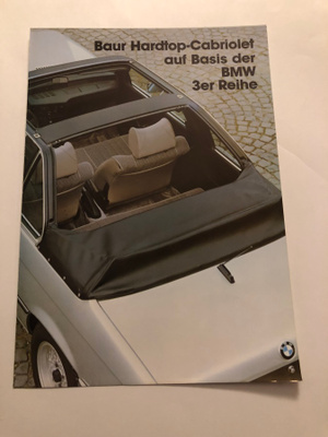 Myyntiesite - BMW 3 er Reihe Baur Hardtop-Cabriolet - 1978?