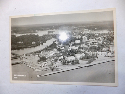VANHA Postikortti Savonlinna 1930-l Karhumäki