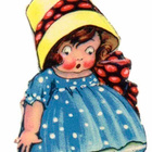 WANHA / Säikähtynyt pikkutyttö ja hiiri. 1930-l. - pikkukuva 1