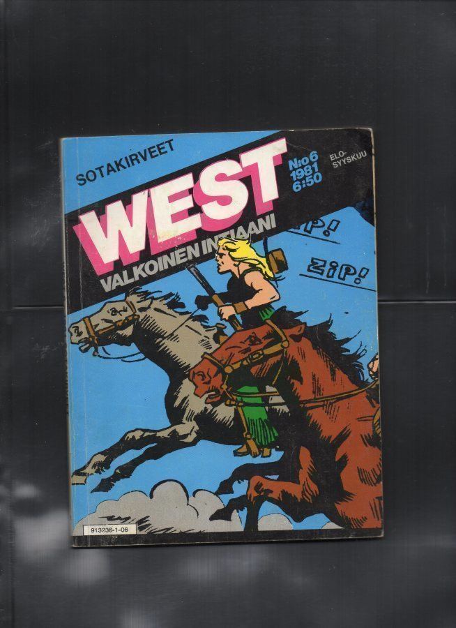WEST Valkoinen intiaani n:o 6 1981  Sotakirveet