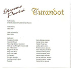 cd, Turandot (Puccini) - 3 cd [ooppera] - pikkukuva 2
