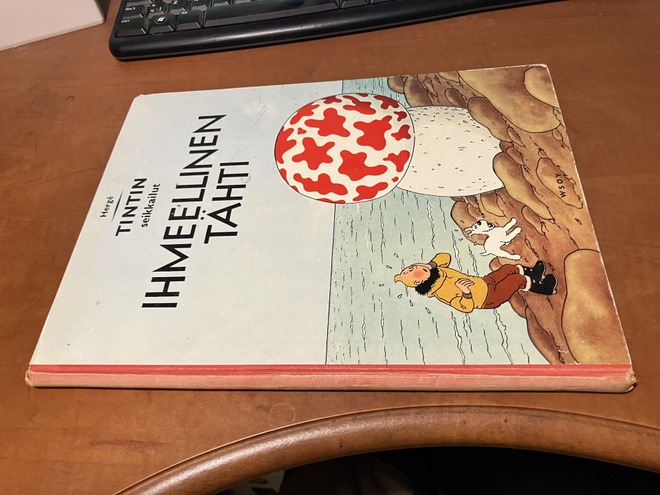 TINTIN SEIKKAILUT IHMEELLINEN TÄHTI 1961
