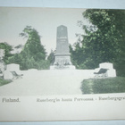 Porvoo, Runebergin hauta, vanha väripk, p. 1908 - pikkukuva 1