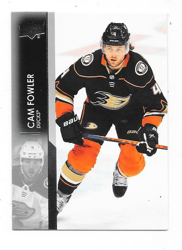2021-22 Upper Deck #2 Cam Fowler , Anaheim Ducks