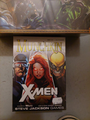 Muchkin x-men korttipeli, kunto erinomainen