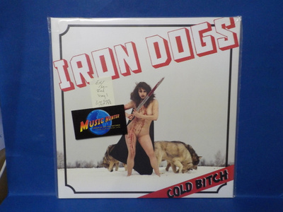 IRON DOGS - COLD BITCH EX/M- RED VINYL LP