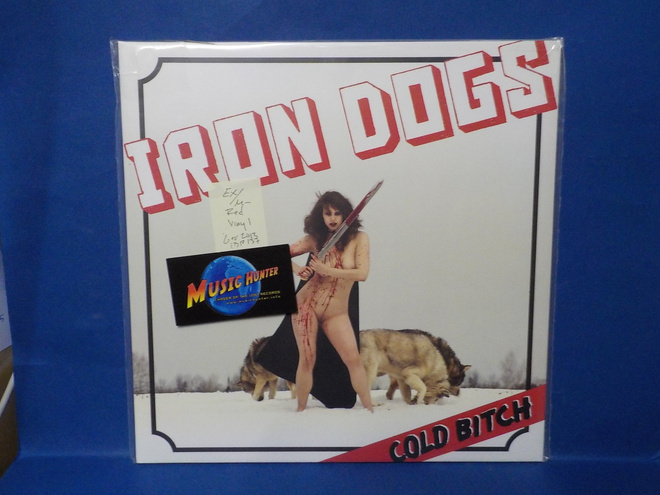 IRON DOGS - COLD BITCH EX/M- RED VINYL LP