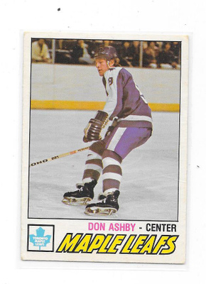 1977-78 OPC #365 Don Ashby Toronto Maple Leafs