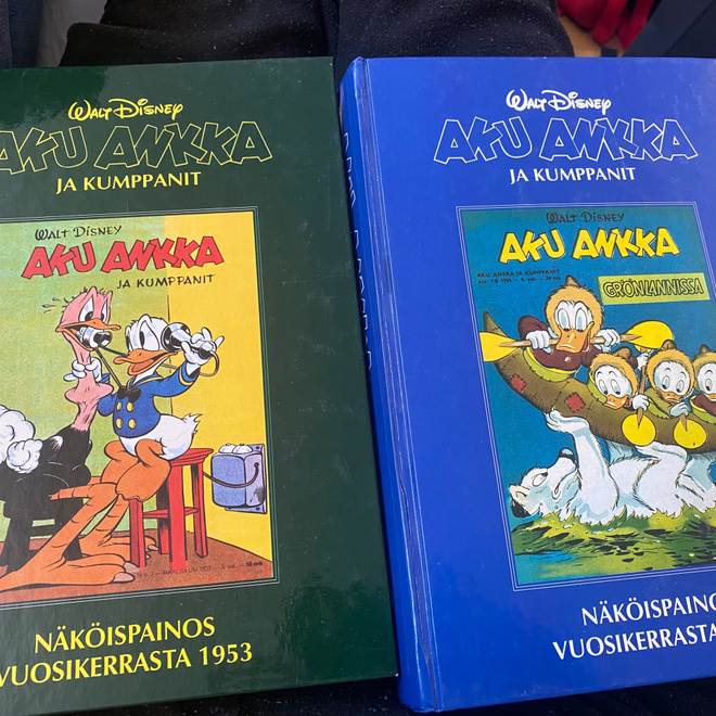 Aku Ankka Näköispainos 1953 ja 1954