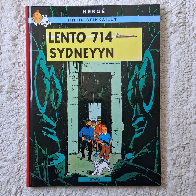 Tintti - Lento 714 Sydneyyn (kovakantinen)