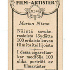 Filmitaiteilijoita savukerasiasta. n:o 48 MARION NIXON - pikkukuva 2