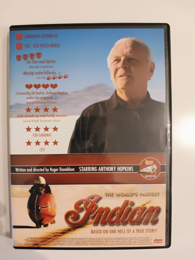 The World fastest Indian, Anthony Hopkins - DVD