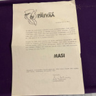 MASI LAHJAKUORI 2kpl+LAHJAKORTTI 2kpl+ASIAMIESKIRJE 1960-62 - pikkukuva 5