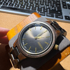 Aarni puinen rannekello (Swiss Movement, Ebony wood) - pikkukuva 2