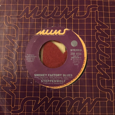 STEPPENWOLF: Smokey Factory Blues * A Fools Fantasy *USA