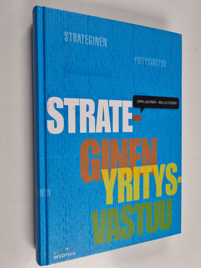 Maj-Lis Steiner ym. : Strateginen yritysvastuu