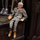 Marionetti-nukke ”Cranky Grandpa”, 1800-l. - pikkukuva 1