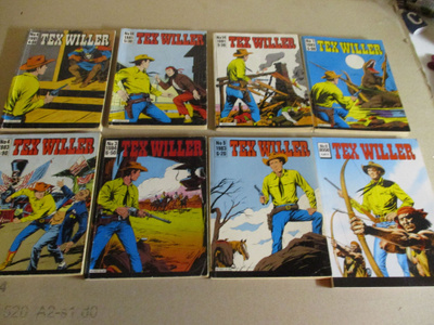 Tex Willer , 8 kpl . 1981,1983 ym