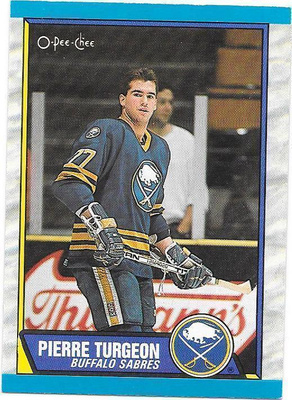 1989-90 OPC #25 Pierre Turgeon Buffalo Sabres