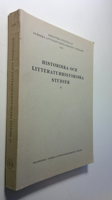 Torsten Steinby : Historiska Och Litteraturhistoriska Stu...