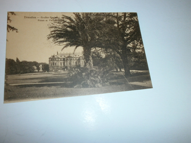 Dresden, Grosser Garden, vanha mv kortti, ei p.