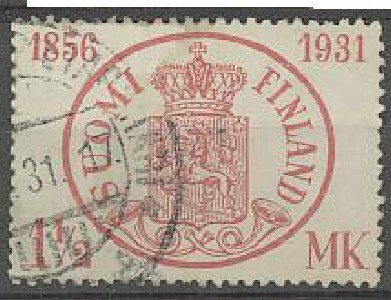 1931 postimerkki 75v 1,50 mk o