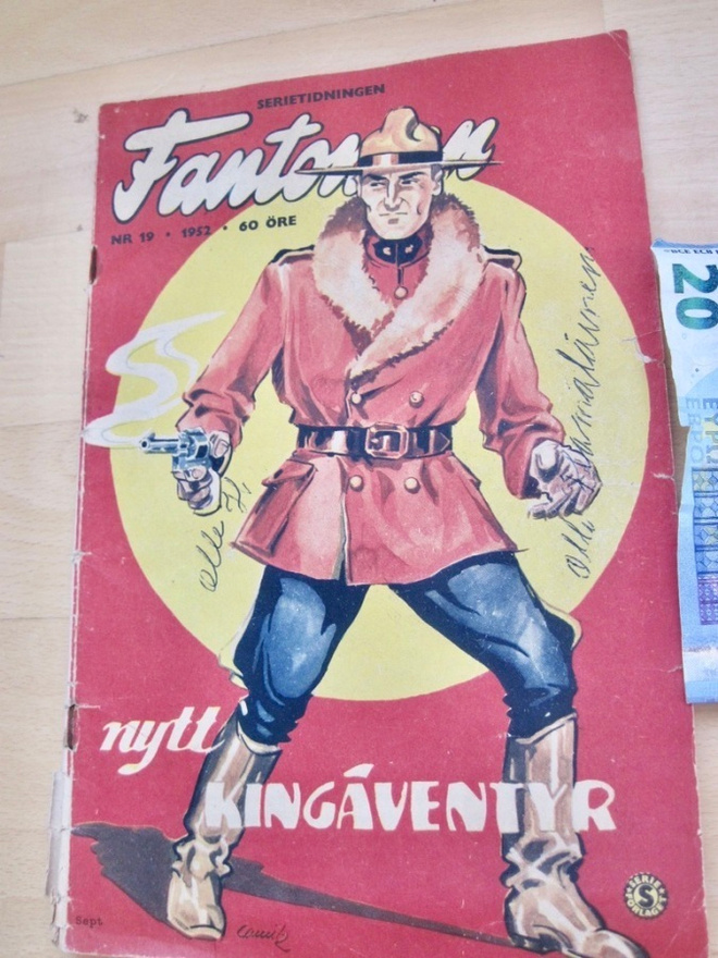 VANHA Lehti Fantomen N 19 1952