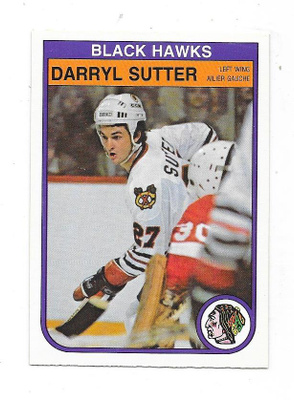 1982-83 OPC #76 Darryl Sutter Chicago Blackhawks