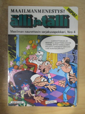 ÄLLI JA TÄLLI Sarjakuvataskukirja Nro 4 (1984)