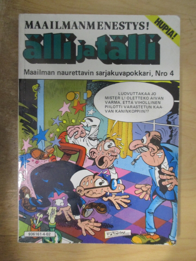 ÄLLI JA TÄLLI Sarjakuvataskukirja Nro 4 (1984)