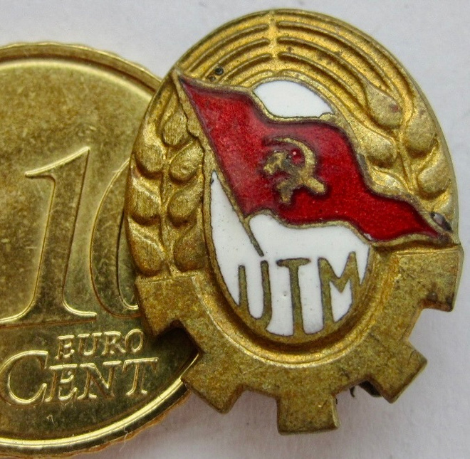 VANHA Merkki UTM KOmministi Romania 1950-l