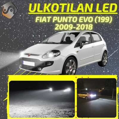 PUNTO EVO (199) 2009-2018 Ulkoiset LED -valot