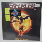 ENFORCER - INTO THE NIGHT EX/EX- UK/EU 2012 YELLOW VINYL LP - pikkukuva 1