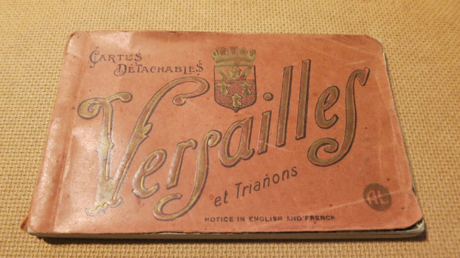 Vintage Versailles postikorttikirja