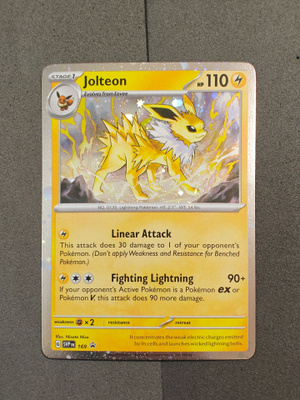 Jolteon SVP169 Cosmos Holo Black Star Promo
